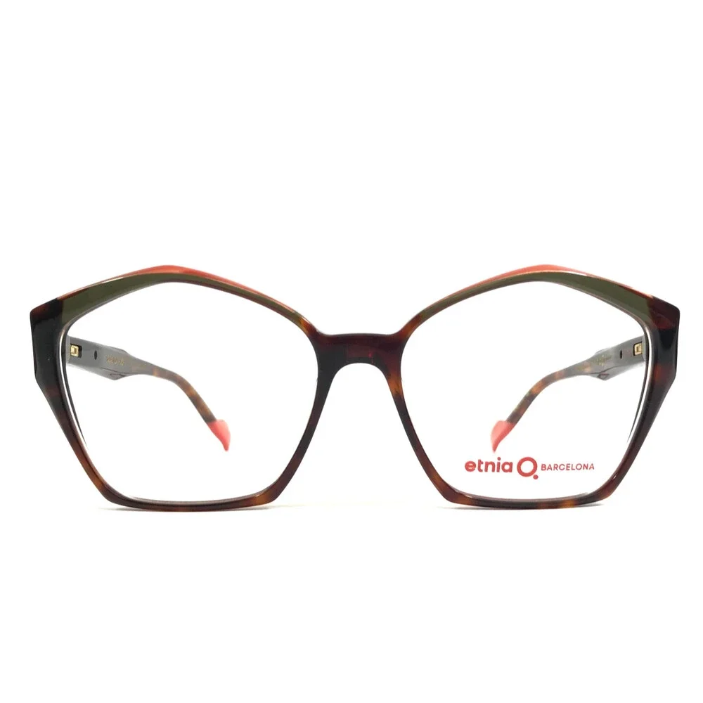 Etnia Barcelona Eyeglasses Frames ROSALIND HVGR Havana Green Full Rim 53-15-138
